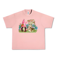 Salmon Easter gnome and rabbit egg hunt  Easter Day Urban Heavy Tee - CowGirlArtShop