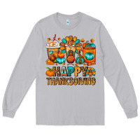 Moon Dust Happy Thanksgiving Coffee Cups Long Sleeve Tee - FaDigitalArtStudio