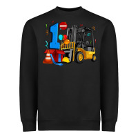 Black forklift birthday one Heavyweight Sweatshirt - Artiststas