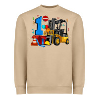 Mushroom forklift birthday one Heavyweight Sweatshirt - Artiststas