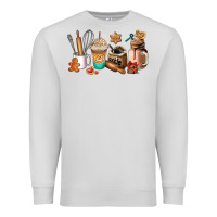Dove Grey cookie coffee cup Premium Sweatshirt - AdoDesignShop