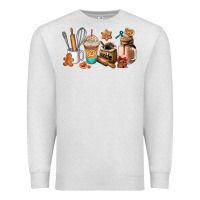 Oatmeal Heather cookie coffee cup Premium Sweatshirt - AdoDesignShop