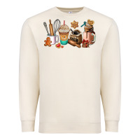 Sandshell cookie coffee cup Premium Sweatshirt - AdoDesignShop