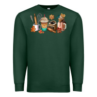 Sports Green cookie coffee cup Premium Sweatshirt - AdoDesignShop