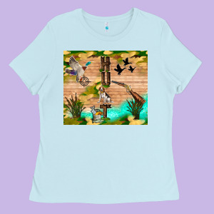 Hunting Life Ladies Tee Designed By Tumblerdesignbyshophia