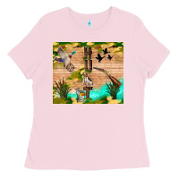 Bubblegum Pink hunting life Ladies Tee - TumblerDesignByShophia