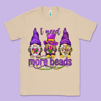 I Need More Beads With Gnomies Classic Tee Designed By Howdyjamesfarm