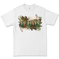 White He lives Easter Premium Tee - NancyCooperArtShop