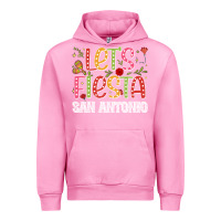 Fuchsia Pink lets fiesta san antonio Urban Hoodie - JahusDesignShop