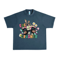 Midnight Navy Egg crusher monster truck Urban Heavy Tee - CowGirlArtShop