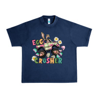 Navy Egg crusher monster truck Urban Heavy Tee - CowGirlArtShop