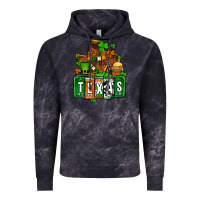 Cloud Black St. Patrick's Texas map Vintage Hoodie - OliviaCreatesArt