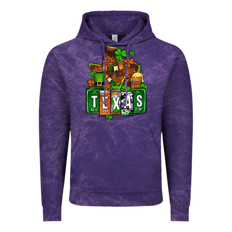 St. Patrick's Texas Map Vintage Hoodie by OliviaCreatesArt | Teevron