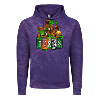 Cloud Purple St. Patrick's Texas map Vintage Hoodie - OliviaCreatesArt