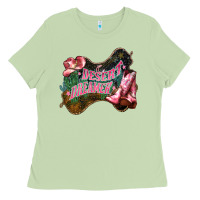 Matcha Desert dreamer Cowgirl boots hat Ladies Tee - HowdyJamesFarm