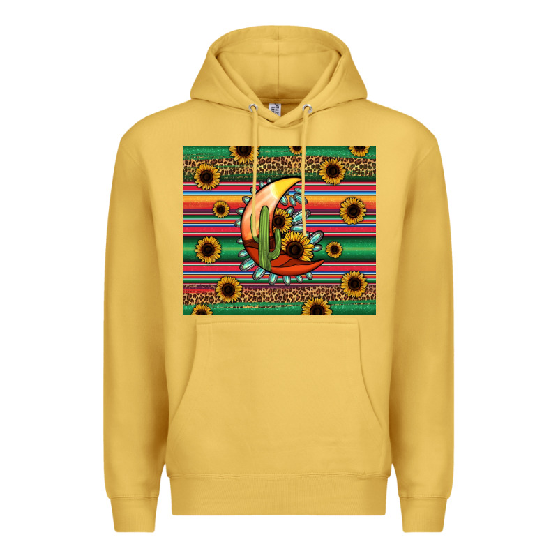 Western Desert Moon Premium Hoodie by Jasminsmagicworld | Teevron