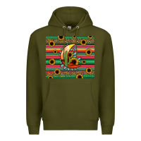 Army Green western desert moon Premium Hoodie - Jasminsmagicworld