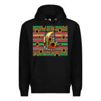 Black western desert moon Premium Hoodie - Jasminsmagicworld