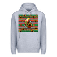 Heather Grey western desert moon Premium Hoodie - Jasminsmagicworld