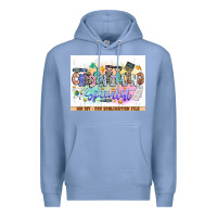 Colony Blue asdfas Premium Hoodie - CowhideDigitalArt