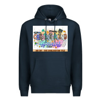 Navy asdfas Premium Hoodie - CowhideDigitalArt
