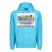 Ocean Blue asdfas Premium Hoodie - CowhideDigitalArt