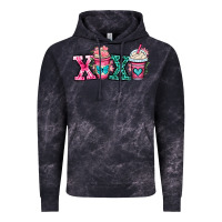 Cloud Black xoxo coffee cups Vintage Hoodie - OliviaCreatesArt