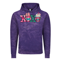 Cloud Purple xoxo coffee cups Vintage Hoodie - OliviaCreatesArt