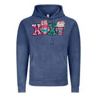 Vintage Denim xoxo coffee cups Vintage Hoodie - OliviaCreatesArt