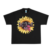 Black Mom life sunflower mother's day Urban Heavy Tee - HowdyJamesFarm