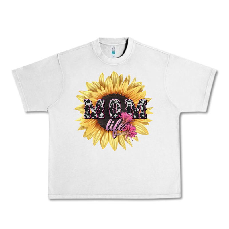 Mom Life Sunflower Mother's Day Urban Heavy Tee by HowdyJamesFarm | Teevron