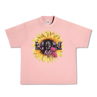 Salmon Mom life sunflower mother's day Urban Heavy Tee - HowdyJamesFarm