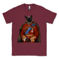 Burgundy Pet Portraits, Custom Pet Portraits, Renaissance Pet Portraits, Custom Classic Tee - RanaPortraitStore
