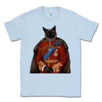 Dusty Blue Pet Portraits, Custom Pet Portraits, Renaissance Pet Portraits, Custom Classic Tee - RanaPortraitStore