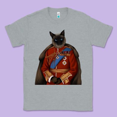 Pet Portraits, Custom Pet Portraits, Renaissance Pet Portraits, Custom Classic Tee Designed By Ranaportraitstore
