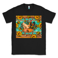Black Fall coop animals pumpkin Classic Tee - Artiststas