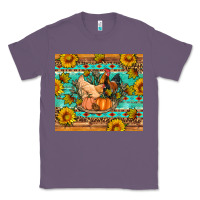 Lavender Fall coop animals pumpkin Classic Tee - Artiststas