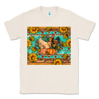 Natural Fall coop animals pumpkin Classic Tee - Artiststas