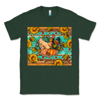 Sports Green Fall coop animals pumpkin Classic Tee - Artiststas