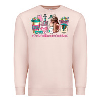 Pale Pink cerified nursing assistant coffee cup Premium Sweatshirt - AdoDesignShop