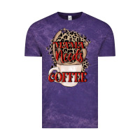 Cloud Purple Mama needs coffee Mother's Day Vintage Tee - CowGirlArtShop