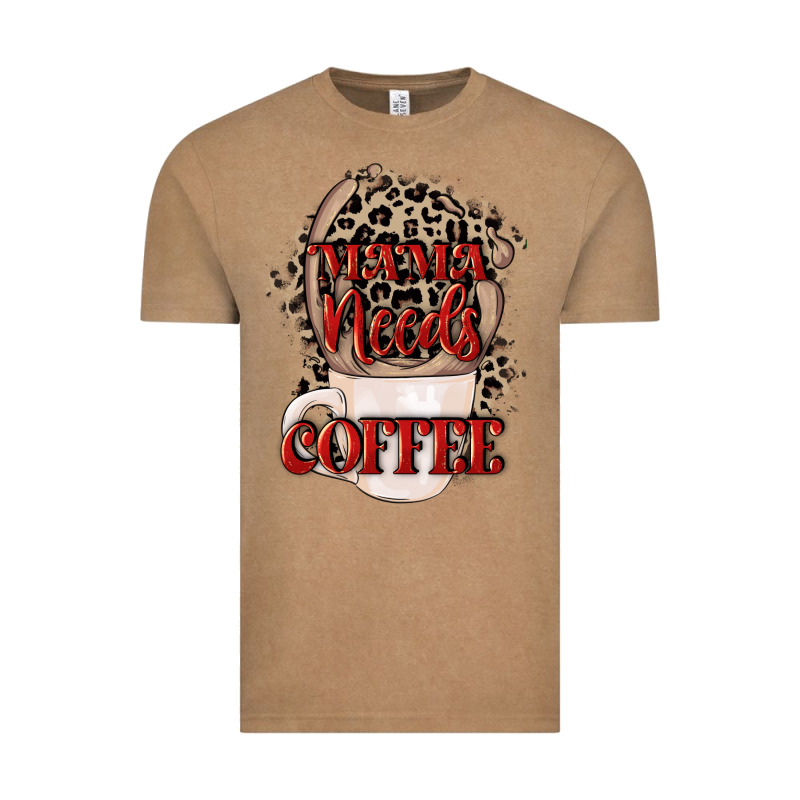 Mama Needs Coffee Mother's Day Vintage Tee by CowGirlArtShop | Teevron