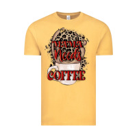 Vintage Mustard Mama needs coffee Mother's Day Vintage Tee - CowGirlArtShop