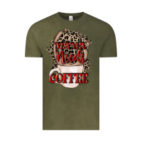 Vintage Olive Mama needs coffee Mother's Day Vintage Tee - CowGirlArtShop