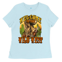 Welcome To The Wild West Cowboy Boots Ladies Tee | Teevron