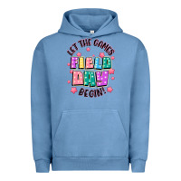 Pigment Pebble Blue field day let the games begin Urban Hoodie - JahusDesignShop