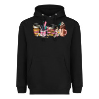 Black senior 2023 graduation coffee cups Heavyweight Hoodie - AdoDesignShop