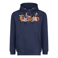Navy senior 2023 graduation coffee cups Heavyweight Hoodie - AdoDesignShop