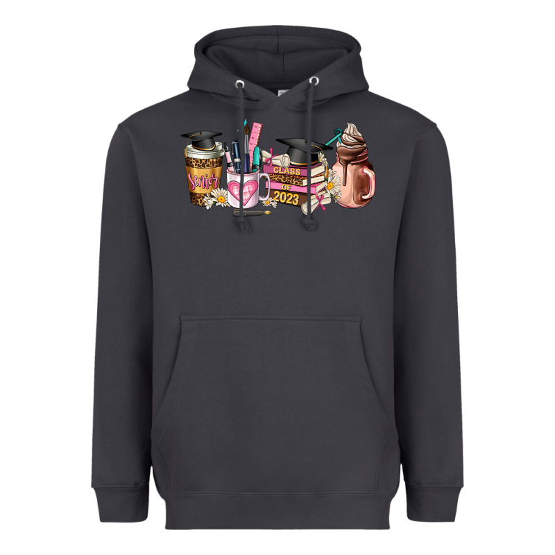 Senior 2023 Graduation Coffee Cups Heavyweight Hoodie by AdoDesignShop | Teevron