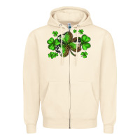 Sandshell st. patricks day shamrocks Zipper Hoodie - BarkalooDesign